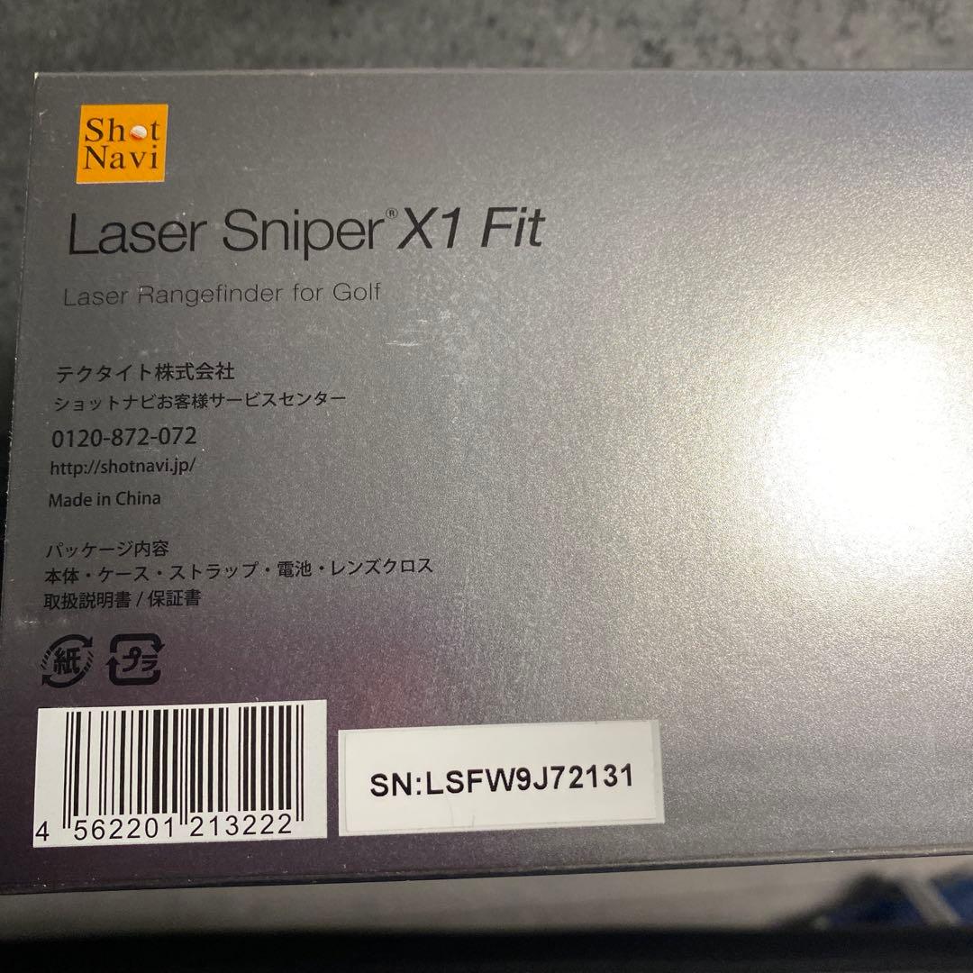 ShotNavi Laser Sniper X1 Fit ゴルフ用距離計☆中古品