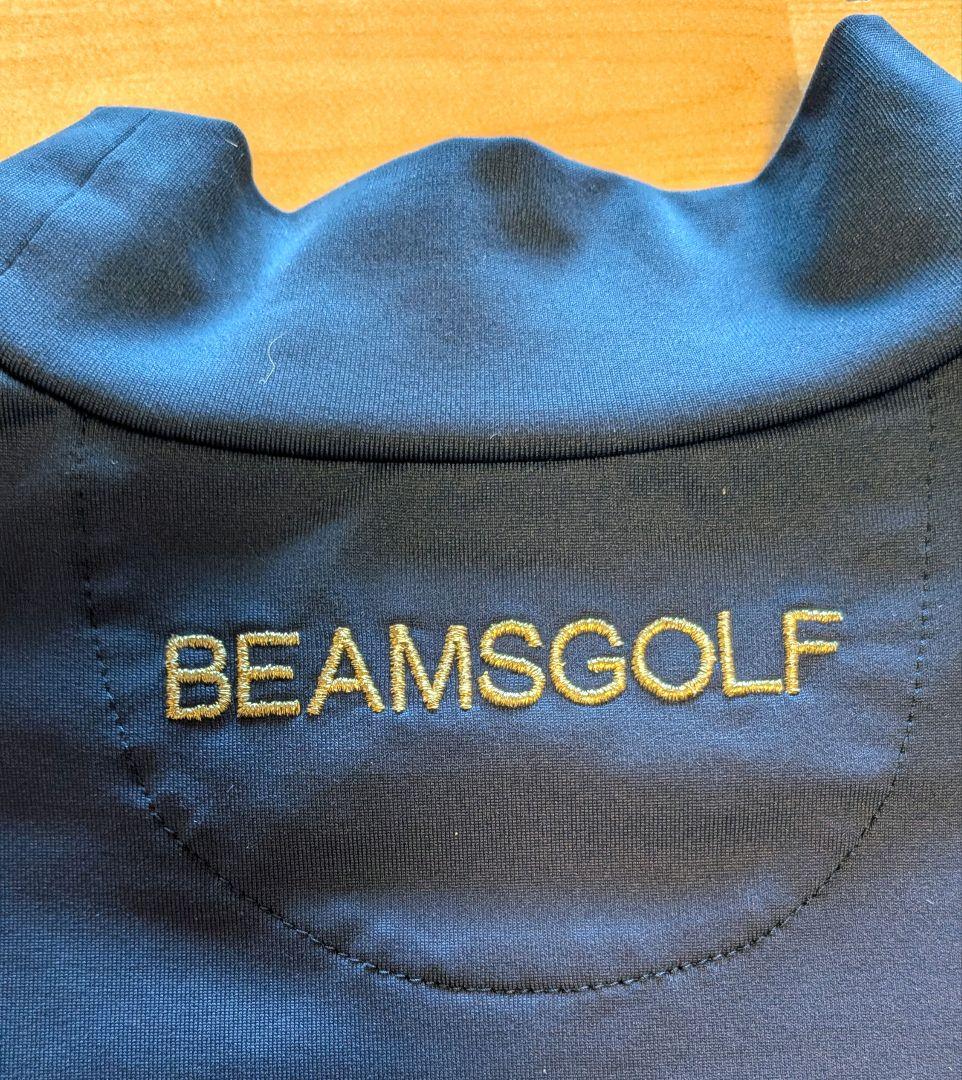 ✨美品✨ Beams Golf ビームスゴルフ 紺 シャツ ハイネック　半袖