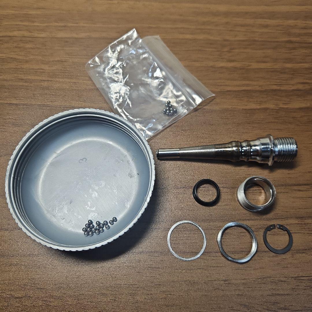 SHIMANO +4mm軸ペダルシャフト PD-R9100用