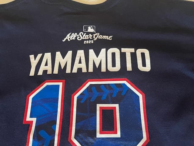 山本由伸ドジャース25初出場ASG/YAMAMOTO18/現地限定品TEE L