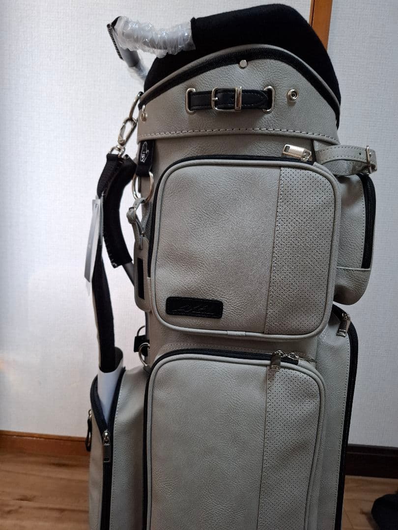 AXEL グレー キャディバッグ 9型 約3.8kg