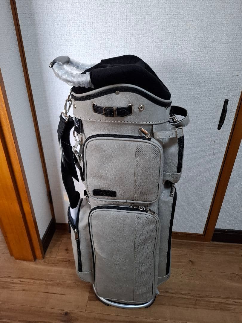 AXEL グレー キャディバッグ 9型 約3.8kg