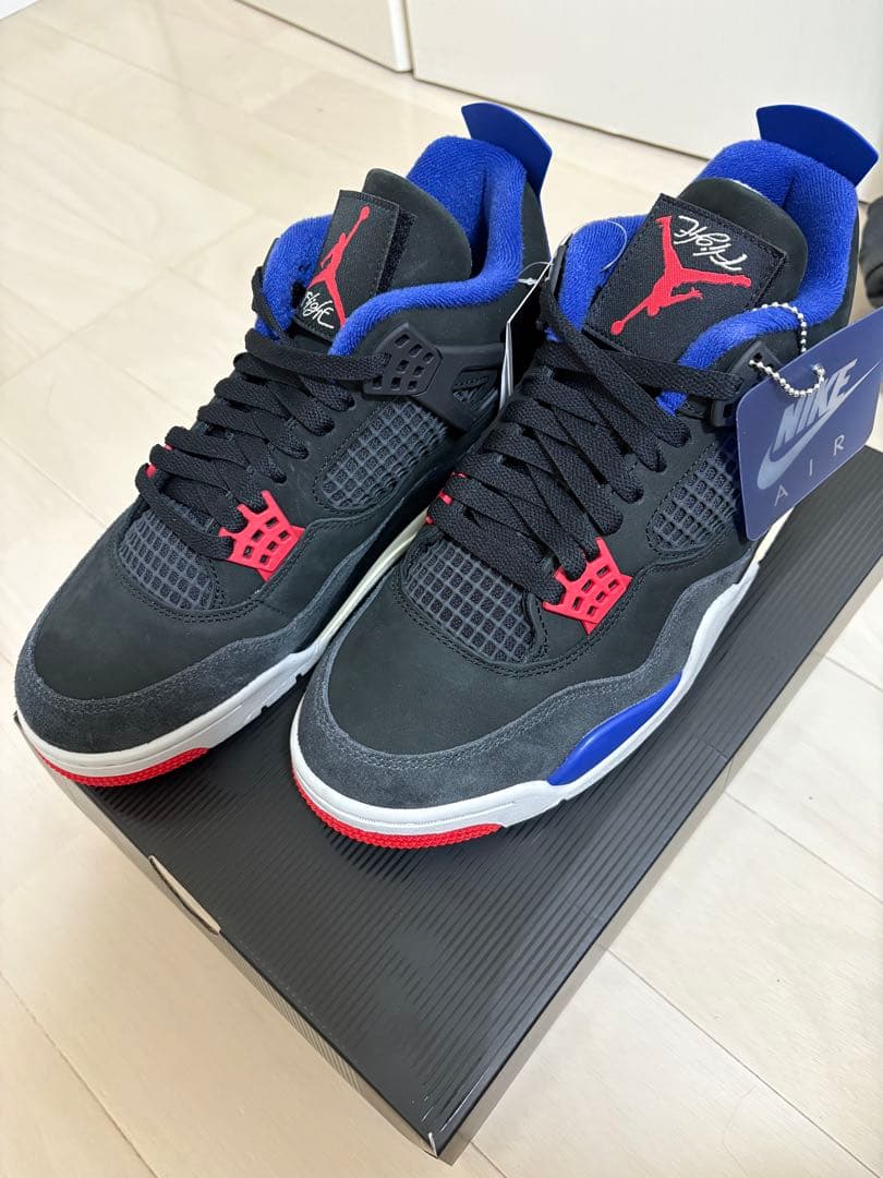 NIKE Air Jordan 4 ブラック/レッド/ブルー