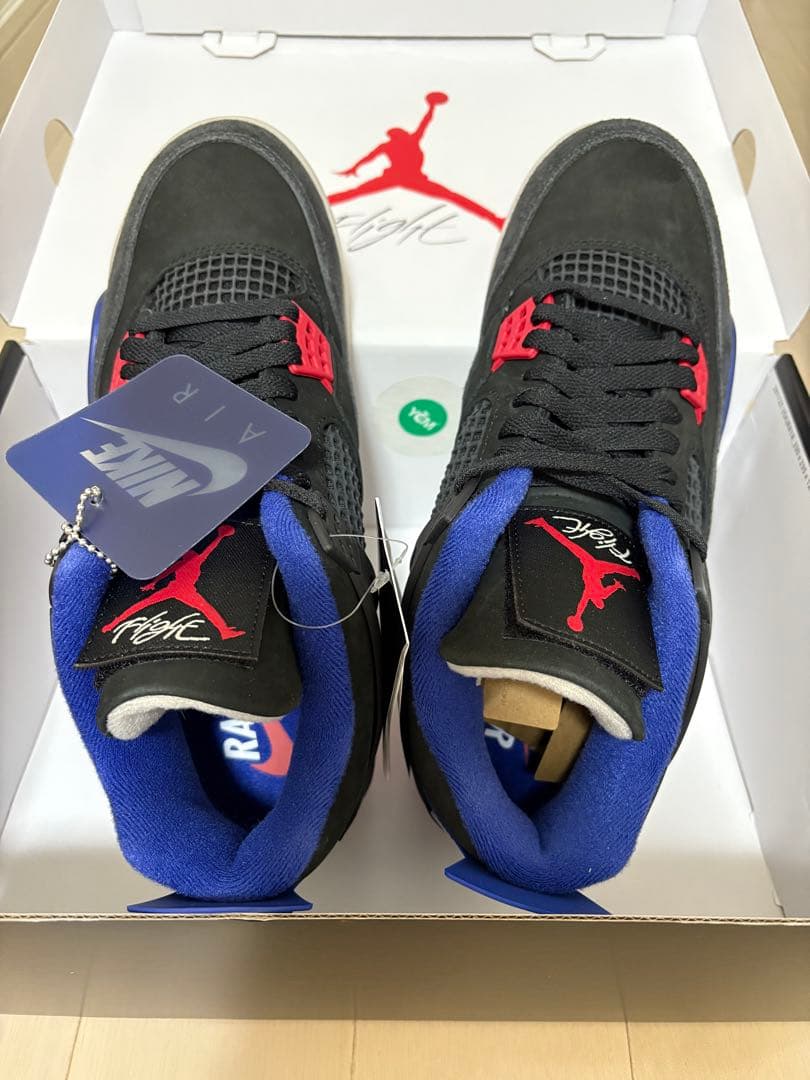 NIKE Air Jordan 4 ブラック/レッド/ブルー