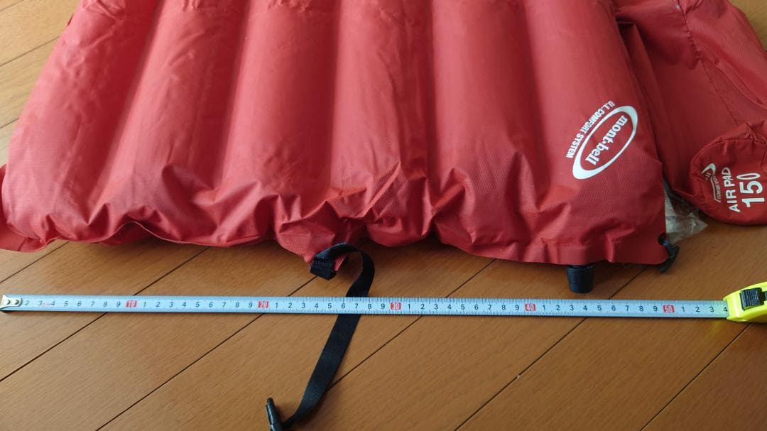 モンベル UL コンフォートシステム・エアーパッド150 モンベルとピロー