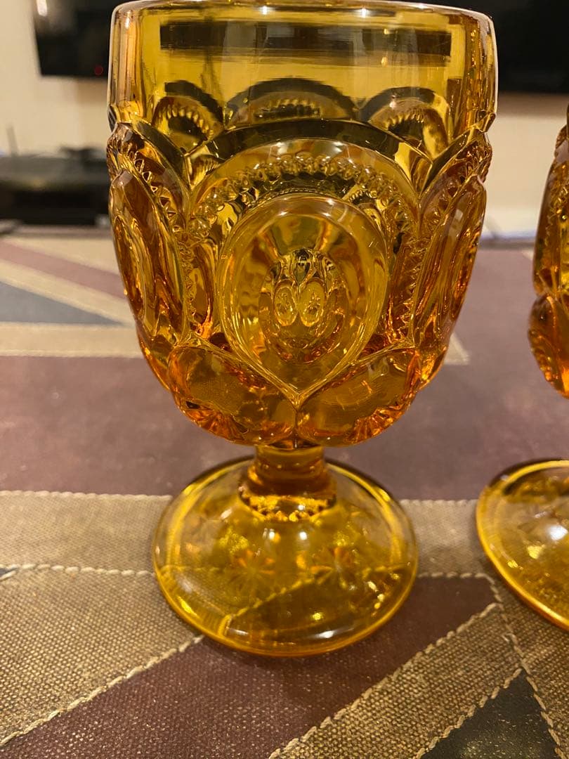 アンティークグラス Moon and Stars Goblets