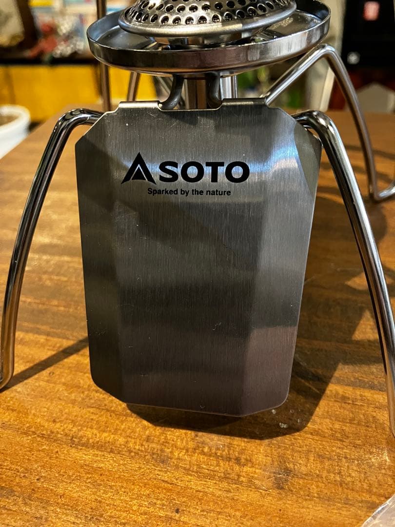 未使用　soto st-310 アシストレバー、火力調整つまみ、五徳セット　箱無