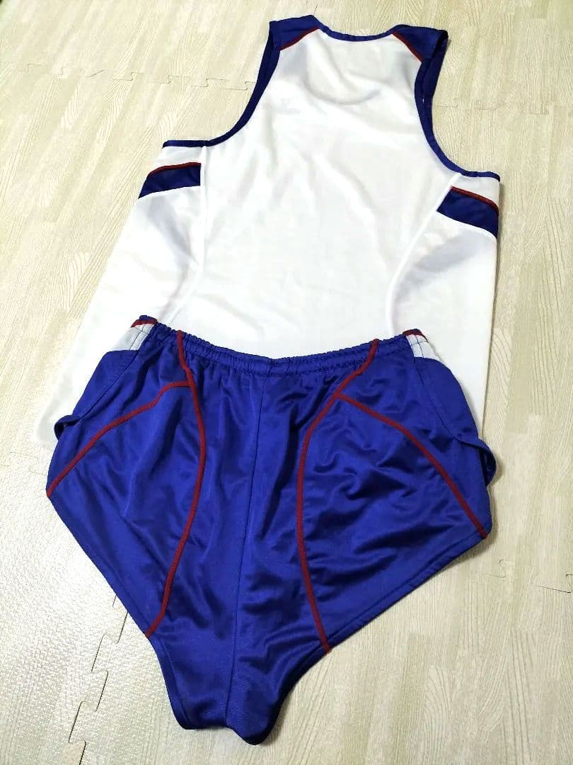 【美品】陸上ユニフォーム　メンズ上下Oサイズ　ランパンランシャツ　ミズノ