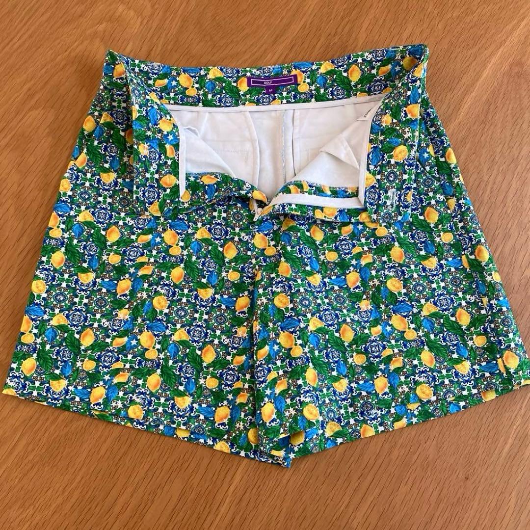 BEAMS GOLFレモン柄ショートパンツ