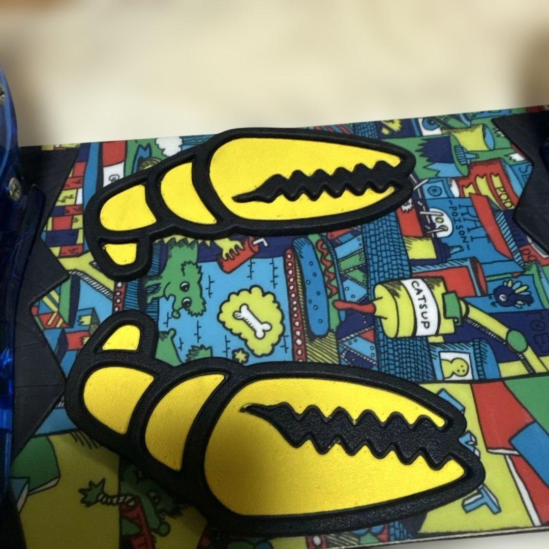 美品BURTON キッズ スノーボード 2点セット 110cm カバー付き