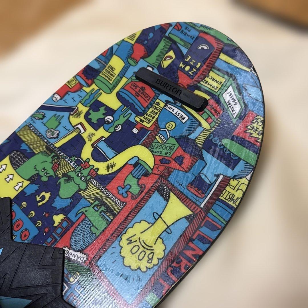 美品BURTON キッズ スノーボード 2点セット 110cm カバー付き
