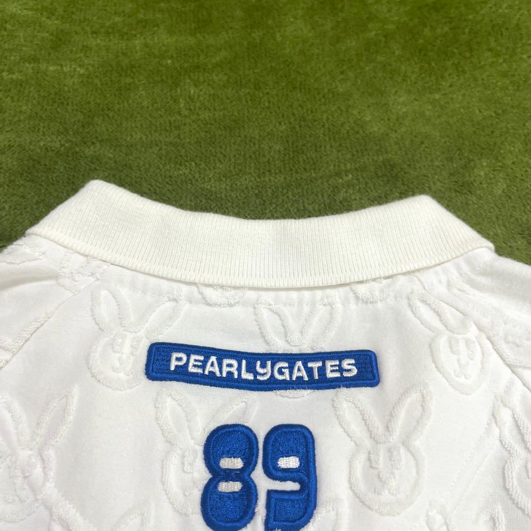 ✨激レア✨ PEARLY GATES ワンピース 白 総柄 うさぎ パイル生地