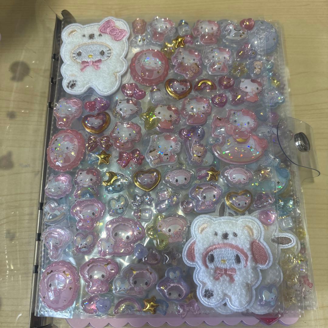A5シール帳完成品 サンリオ 13ページ