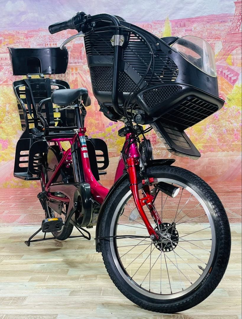 ZK3807 電動自転車 ヤマハ パスキス 子供乗せ 20インチ 送料無料