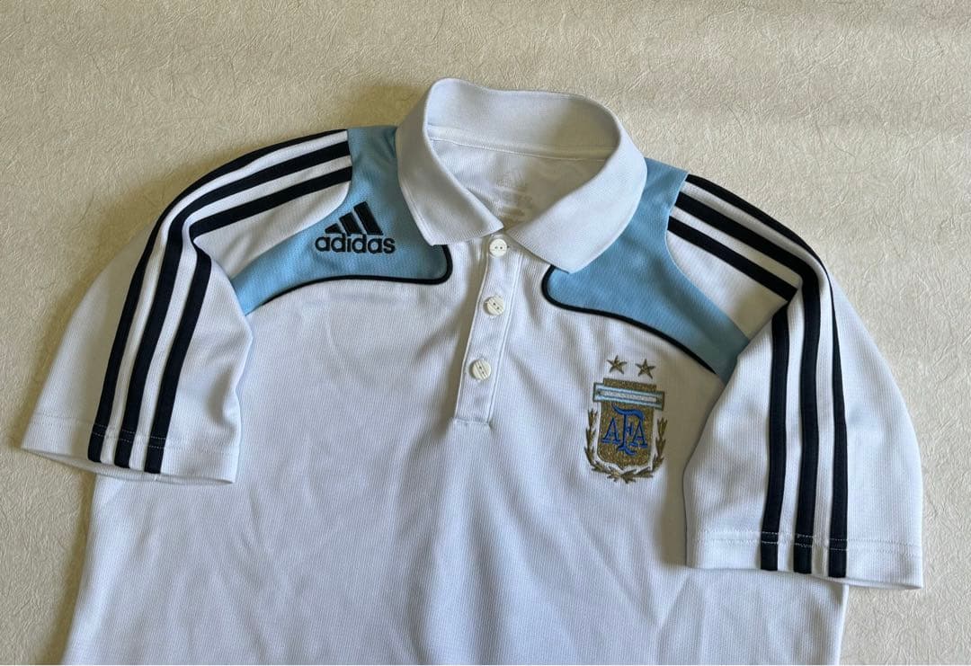 adidas アルゼンチン代表　ポロシャツ　ゲームシャツ　00s