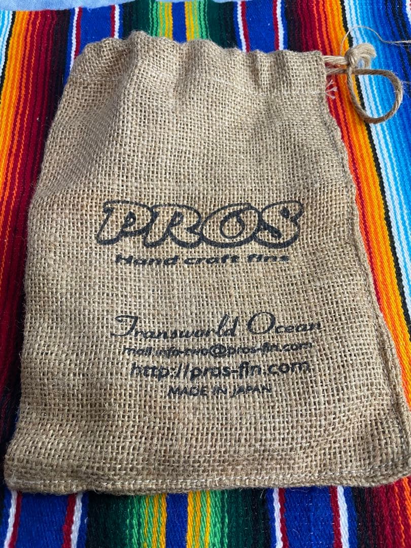 PROS three Hand craft fins FCS フィン