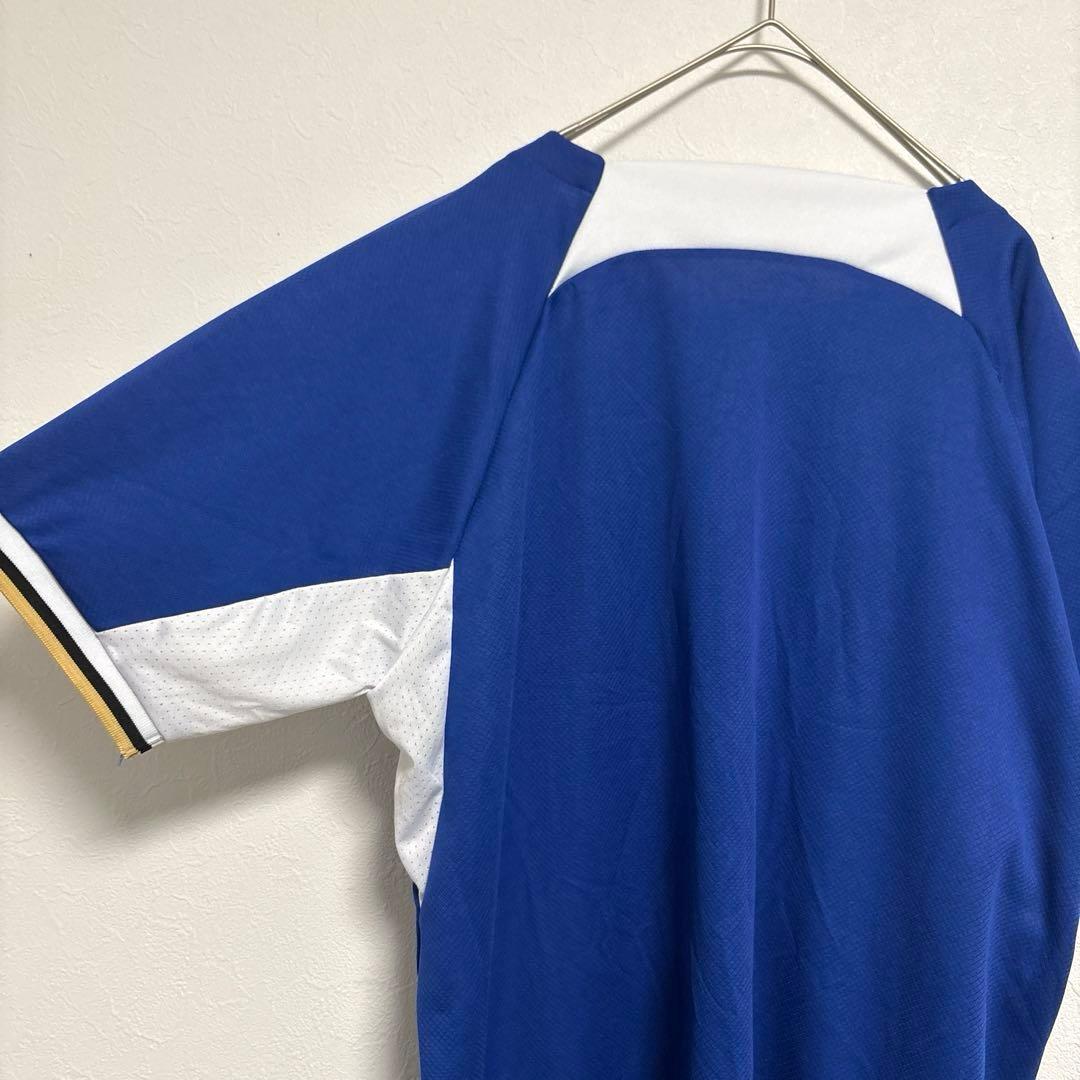 【正規品】FCバルセロナ ゲームシャツ L NIKE 青×エンジ ドリルトップ