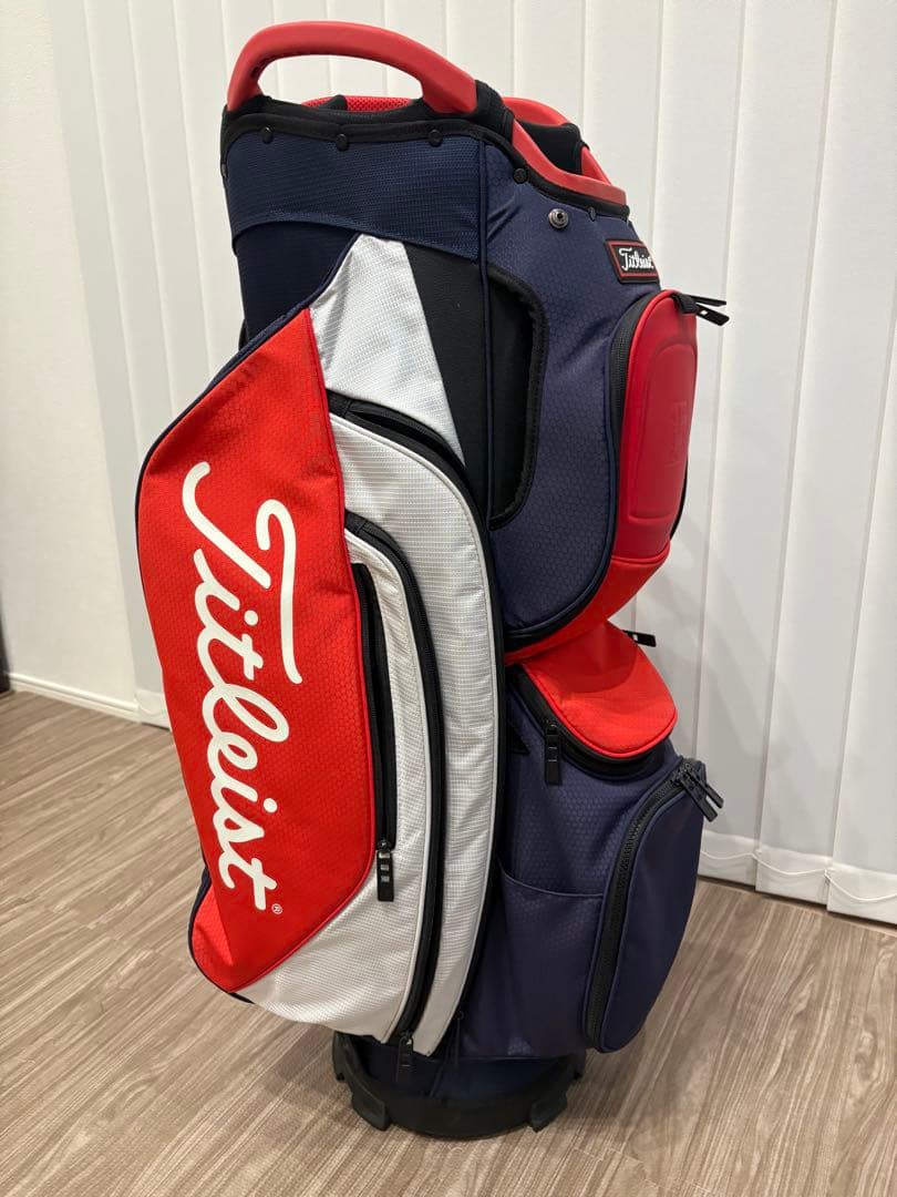 Titleist キャディバッグ ネイビー/レッド