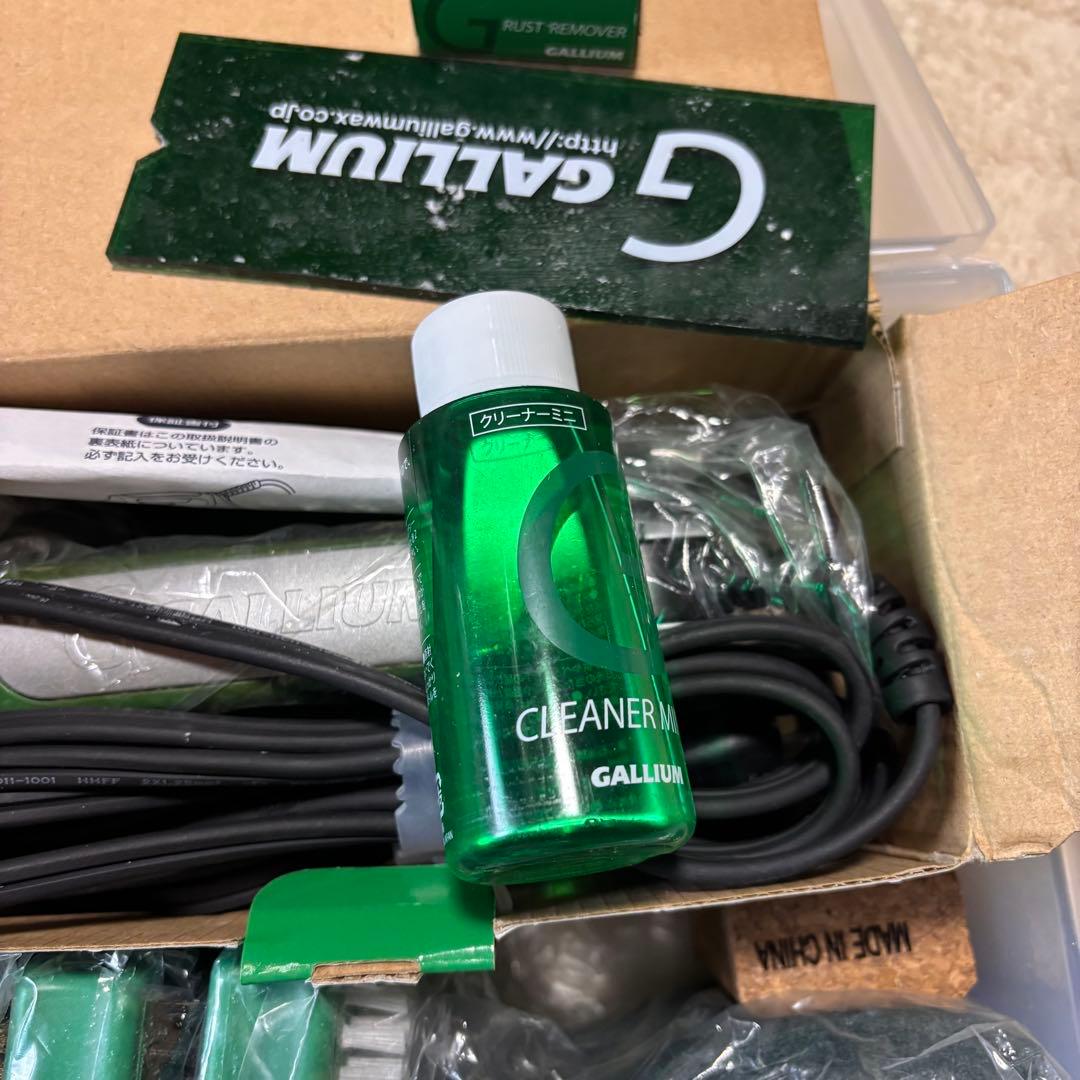 GALLIUM EXTRA BASE WAX SETガリウムセット、アイロン