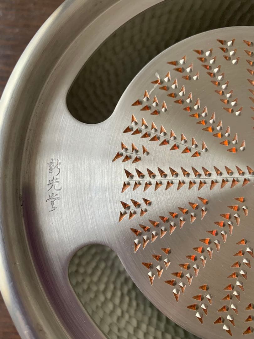 【美品】新光堂 純銅 おろし器 5寸 日本製