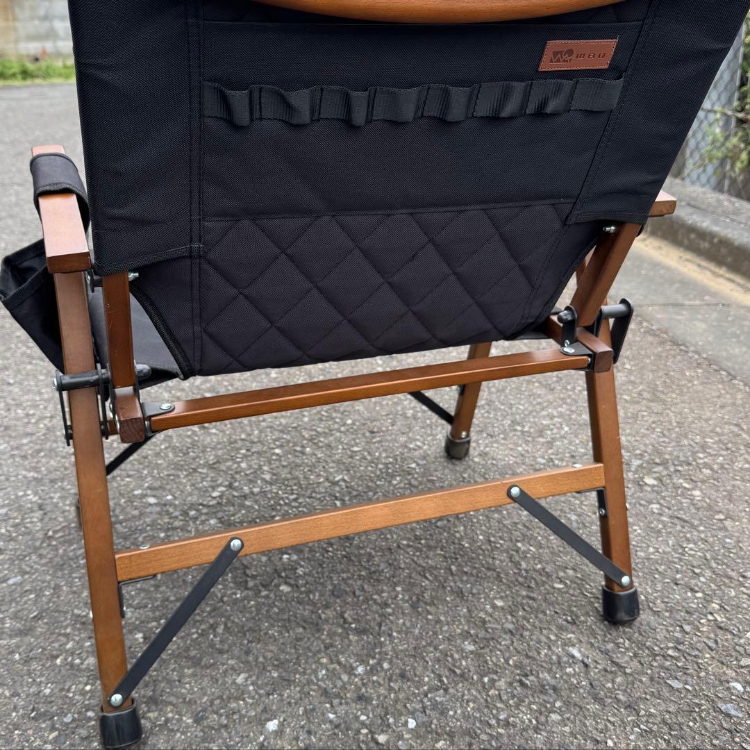 WAQ Folding Wood Chair ウッドチェア ブラック