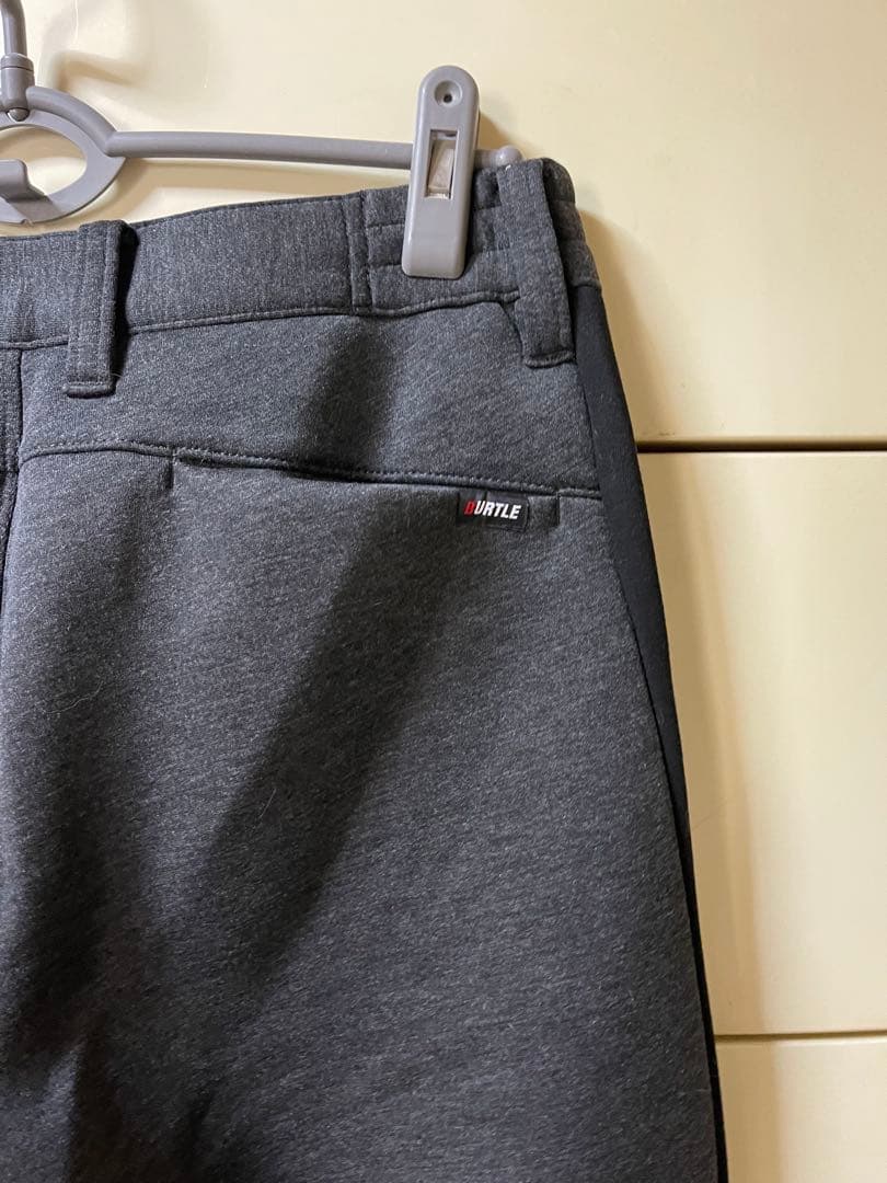 BURTLE フード付きエアーテックフーデイ、パンツ上下セット チャコールグレー