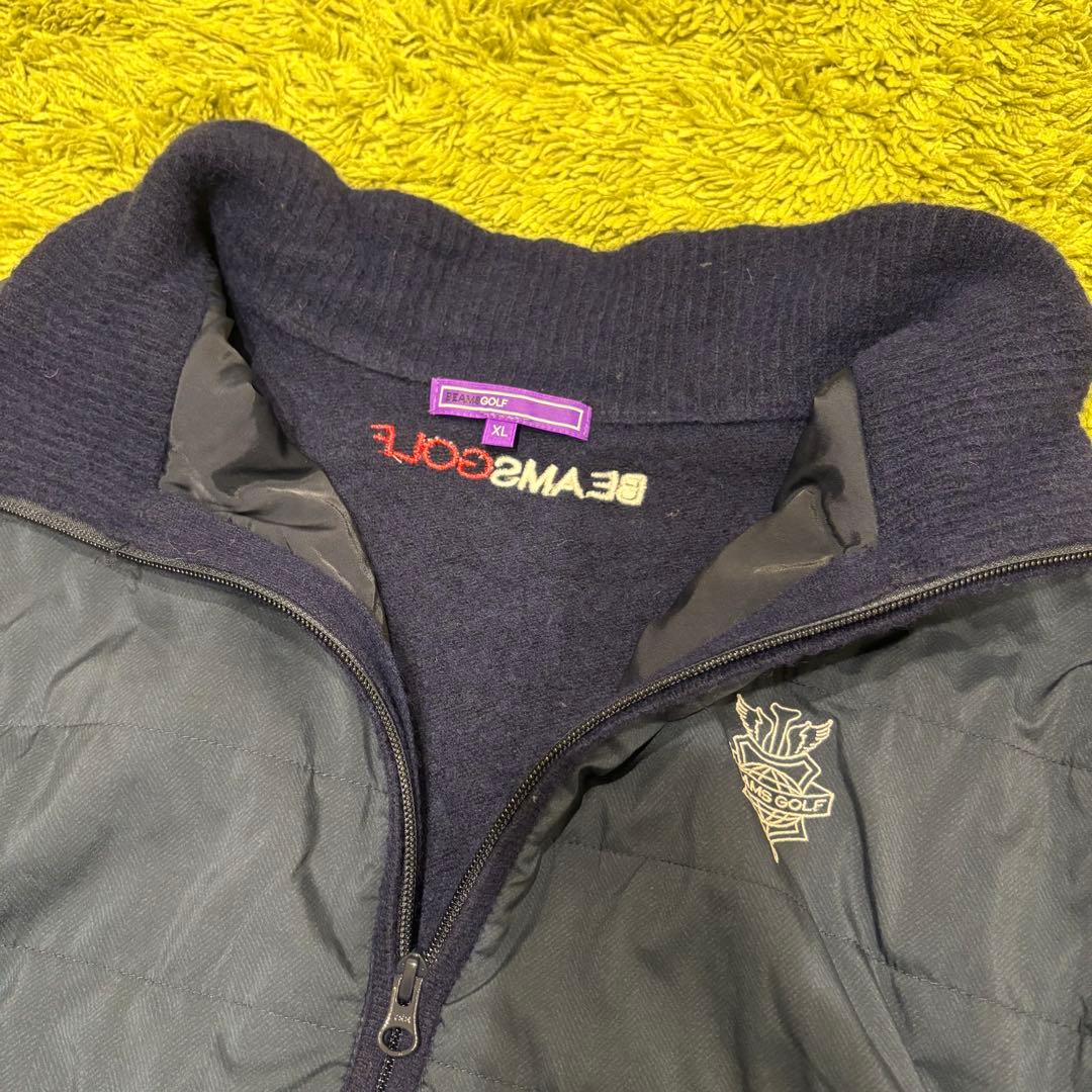 ビームスゴルフ BEAMS GOLF ジップジャケット ダウンジャケット XL