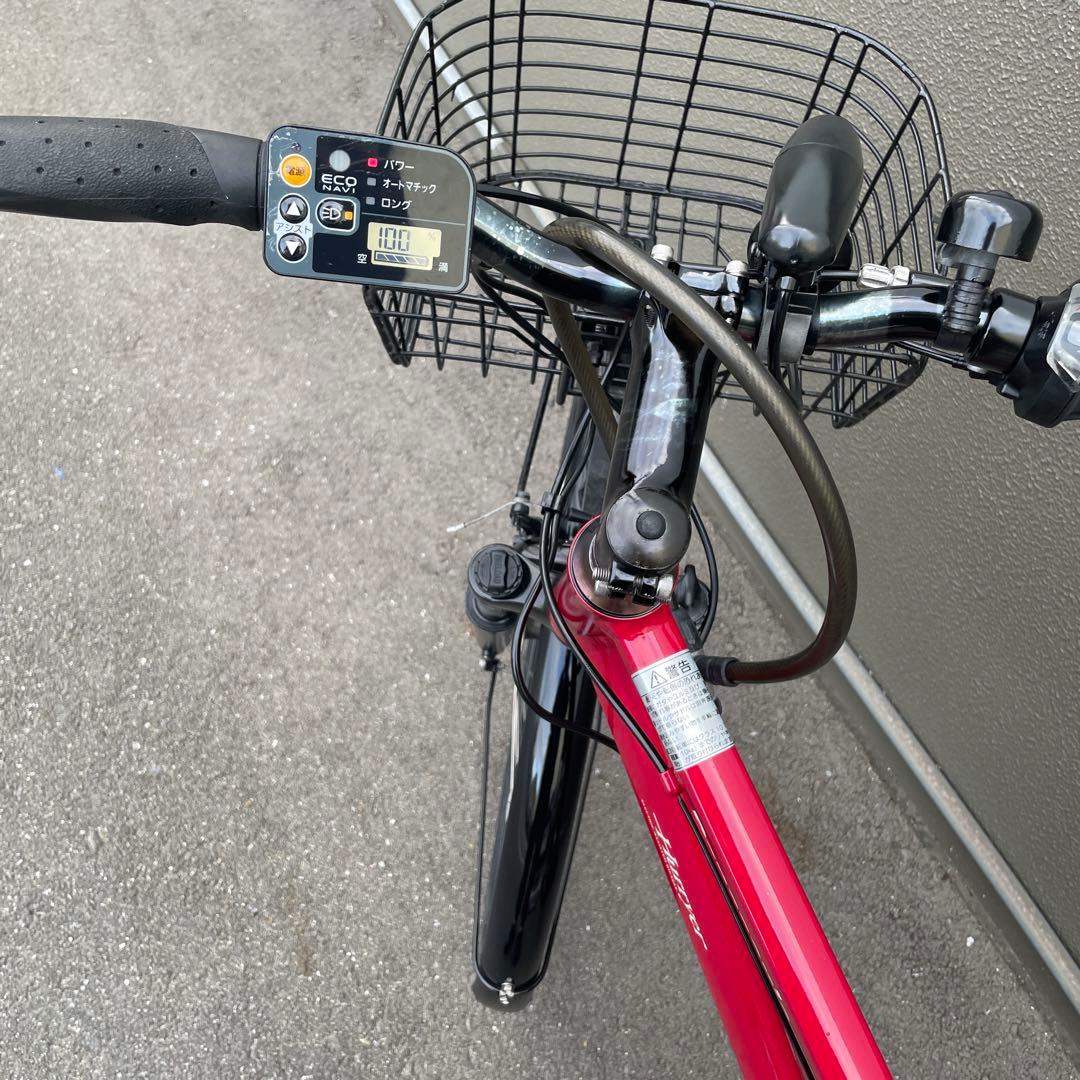 パナソニック電動アシスト自転車26インチ スポーツ型 レッド