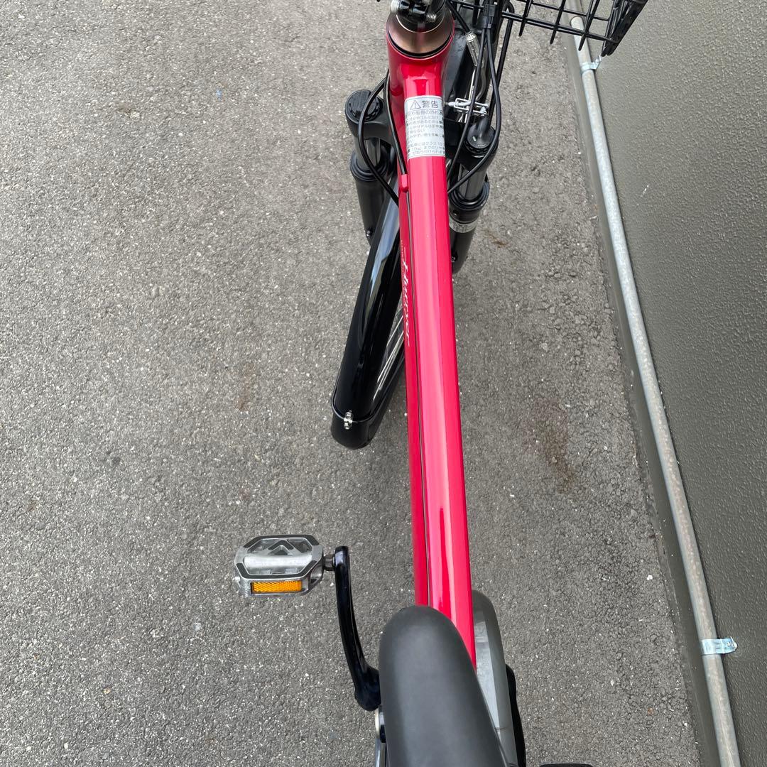パナソニック電動アシスト自転車26インチ スポーツ型 レッド