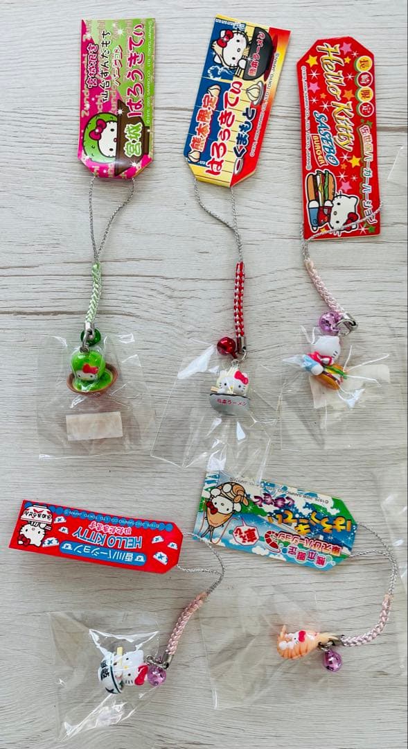 ハローキティ ご当地ストラップ　10個セット　Hello Kitty