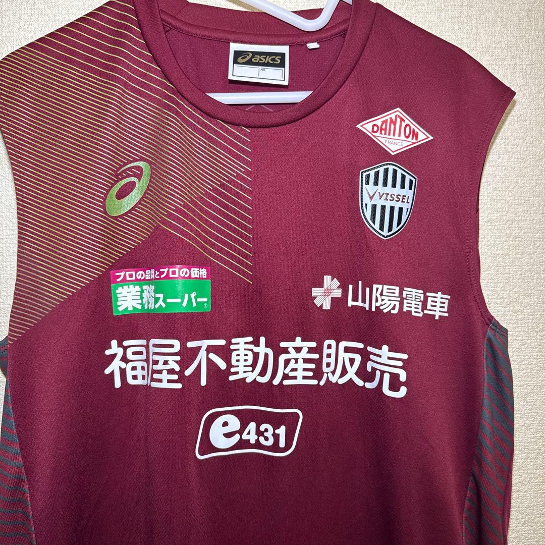 ヴィッセル神戸　トレーニングウェア　ノースリーブ　3XL 選手支給品