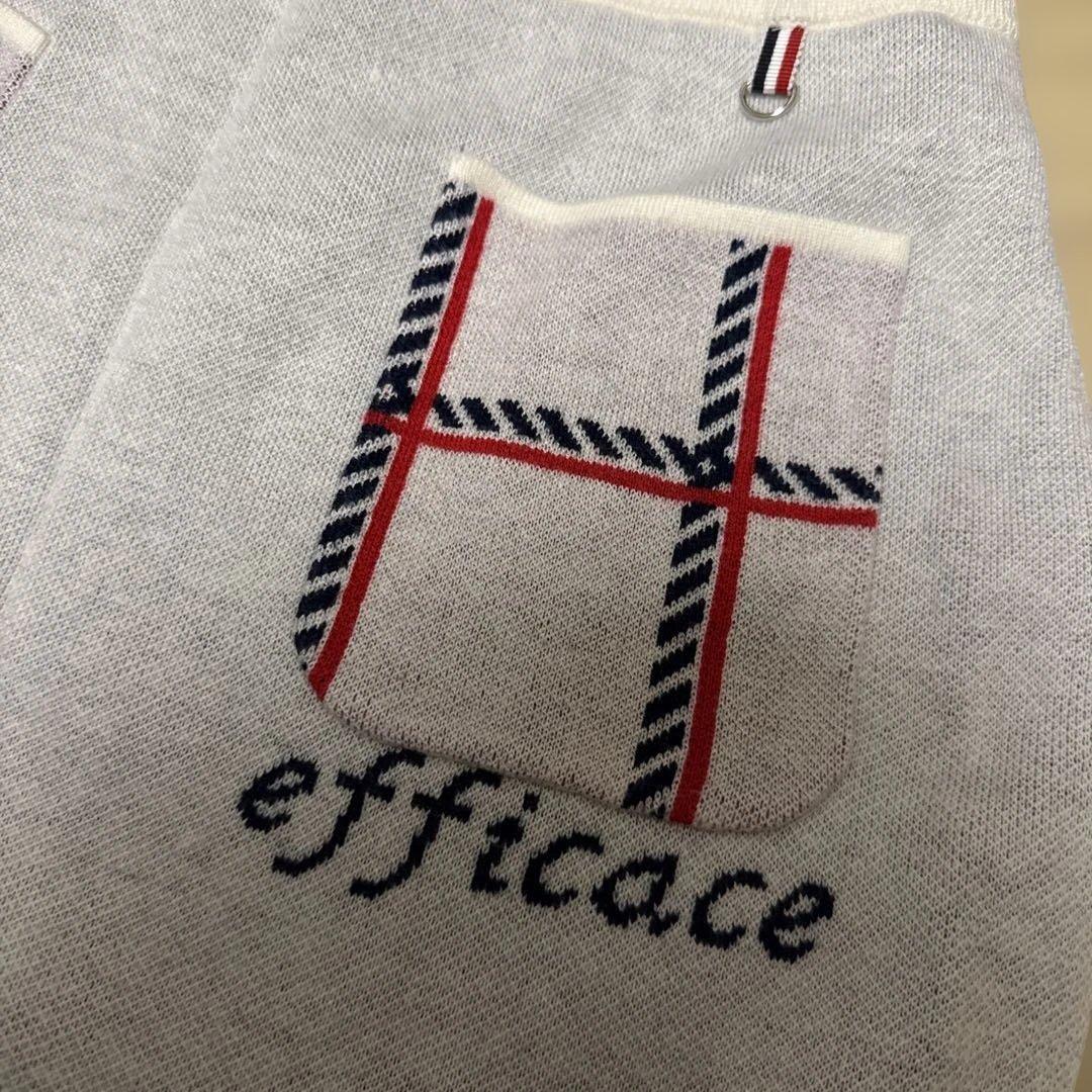 effitace チェック柄 セーター・スカートセット