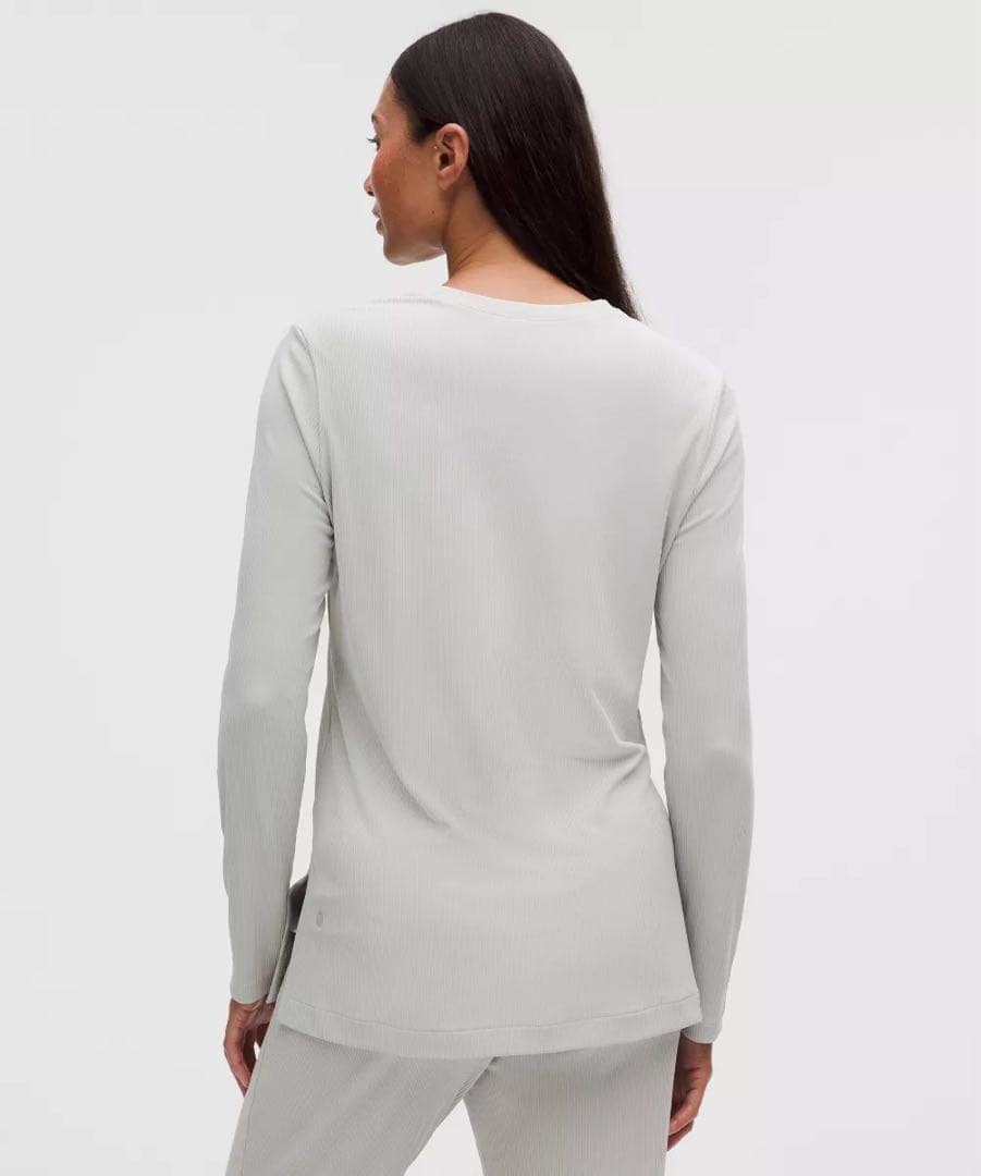 【新品】lululemon リブドレーピーSoftstreme 長袖チュニック