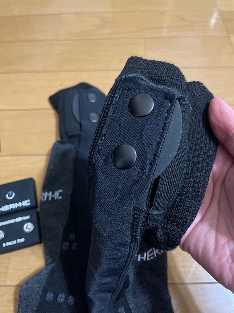 Therm-IC サーミック　電熱ソックス　バッテリーセット1回使用のみ