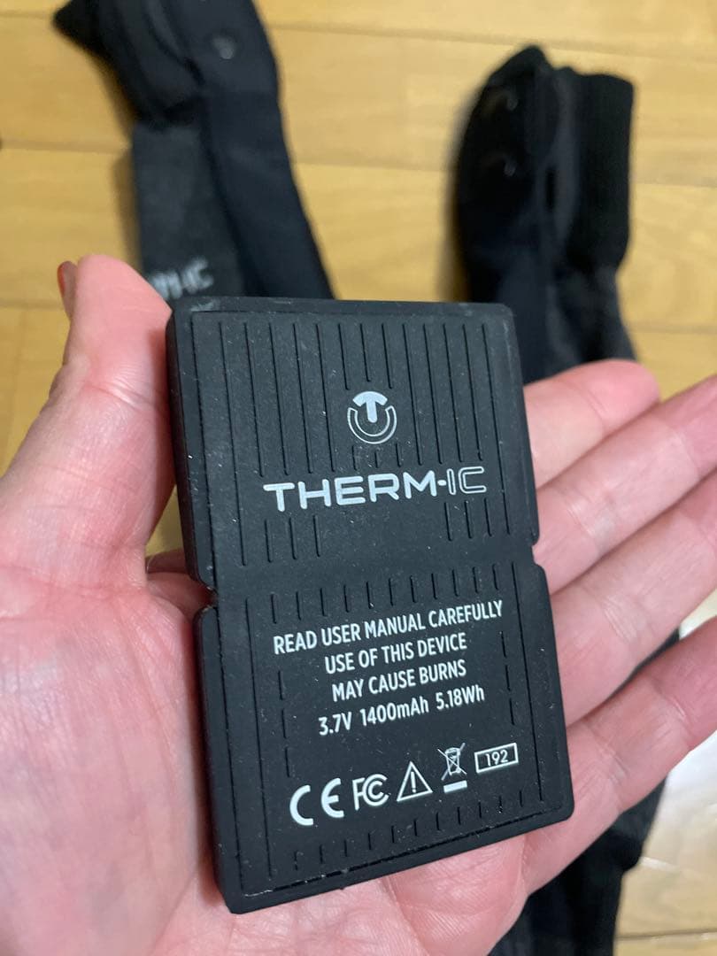 Therm-IC サーミック　電熱ソックス　バッテリーセット1回使用のみ