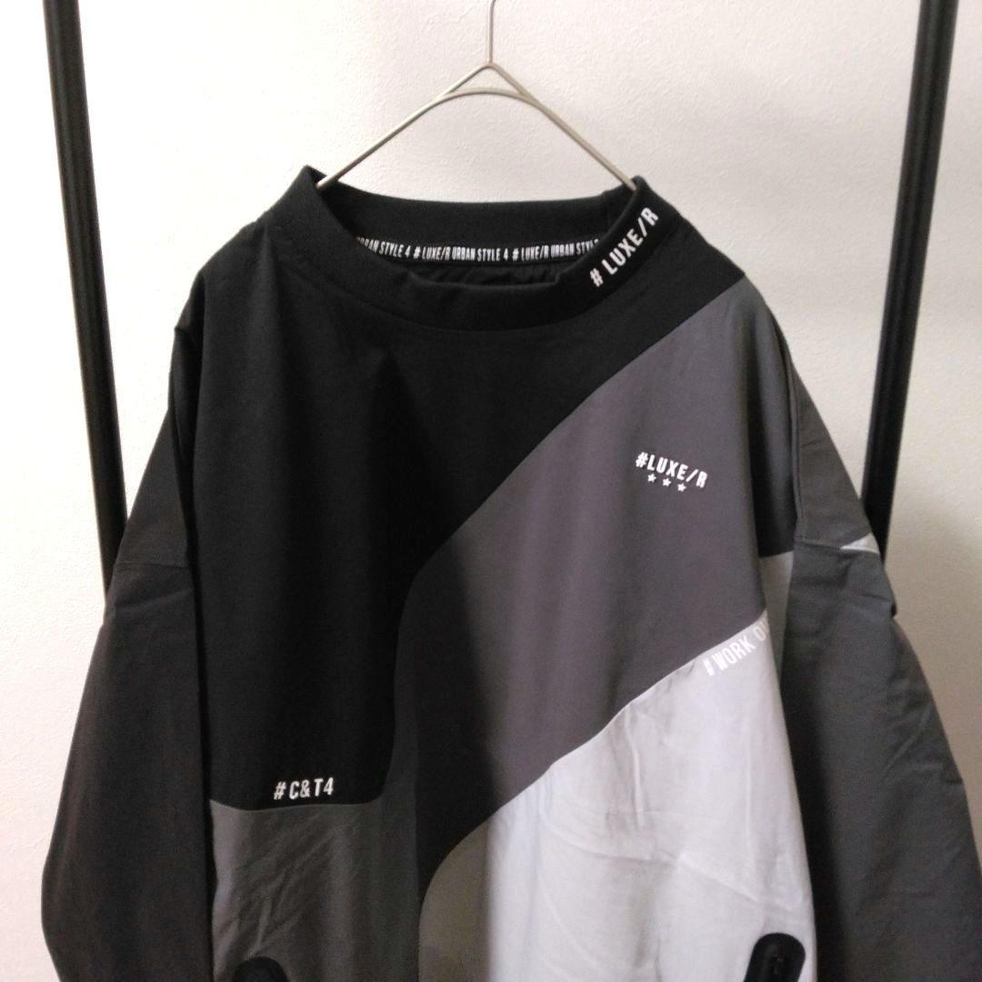 [サンプルSALE /D388 ] LUXE/R ナイロン布帛プルオーバー