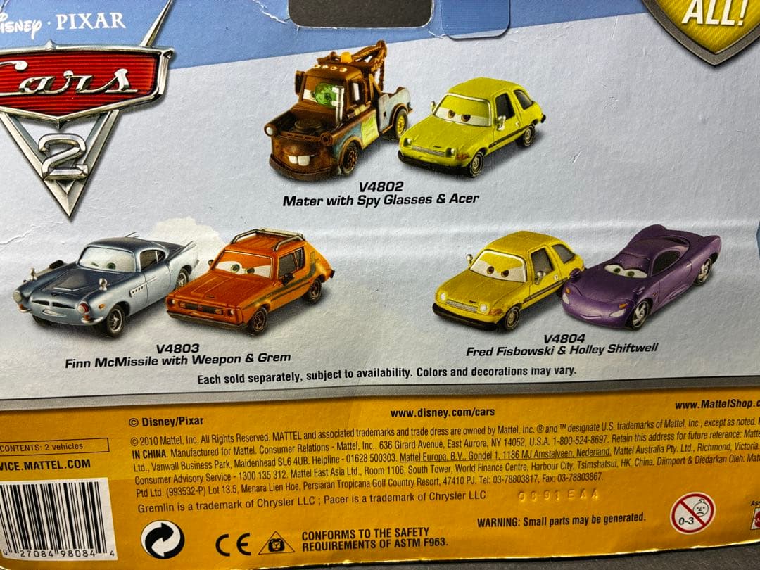 FRED FISBOWSKI ファボウスキー　カーズ ミニカー