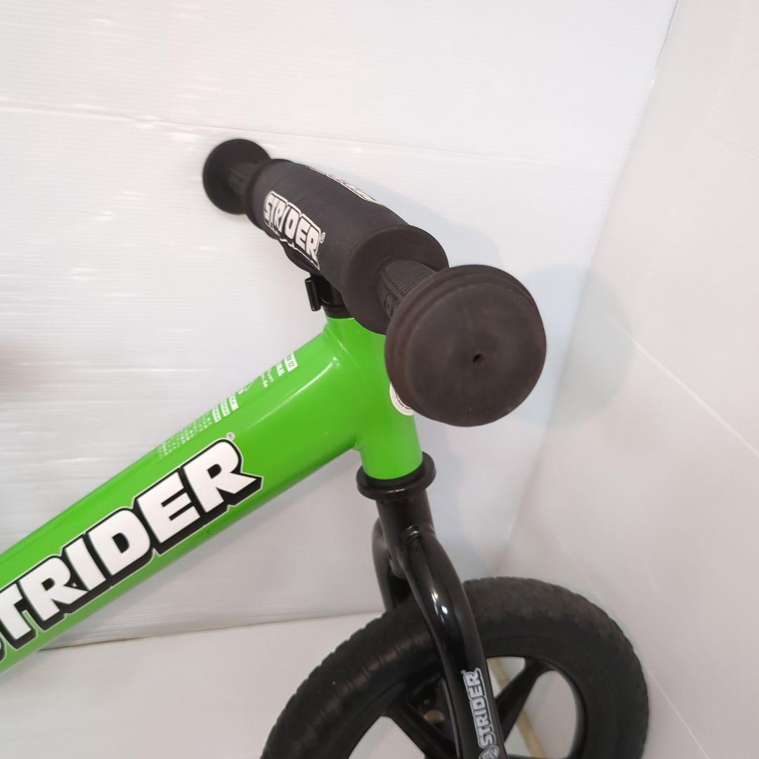【美品】STRIDER バランスバイク 緑 12インチ