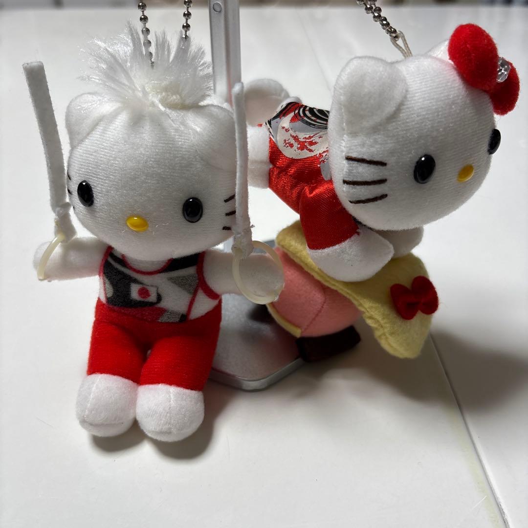 2011年物 世界体操限定 キティちゃん＆ダニエルくん ぬいぐるみ マスコット