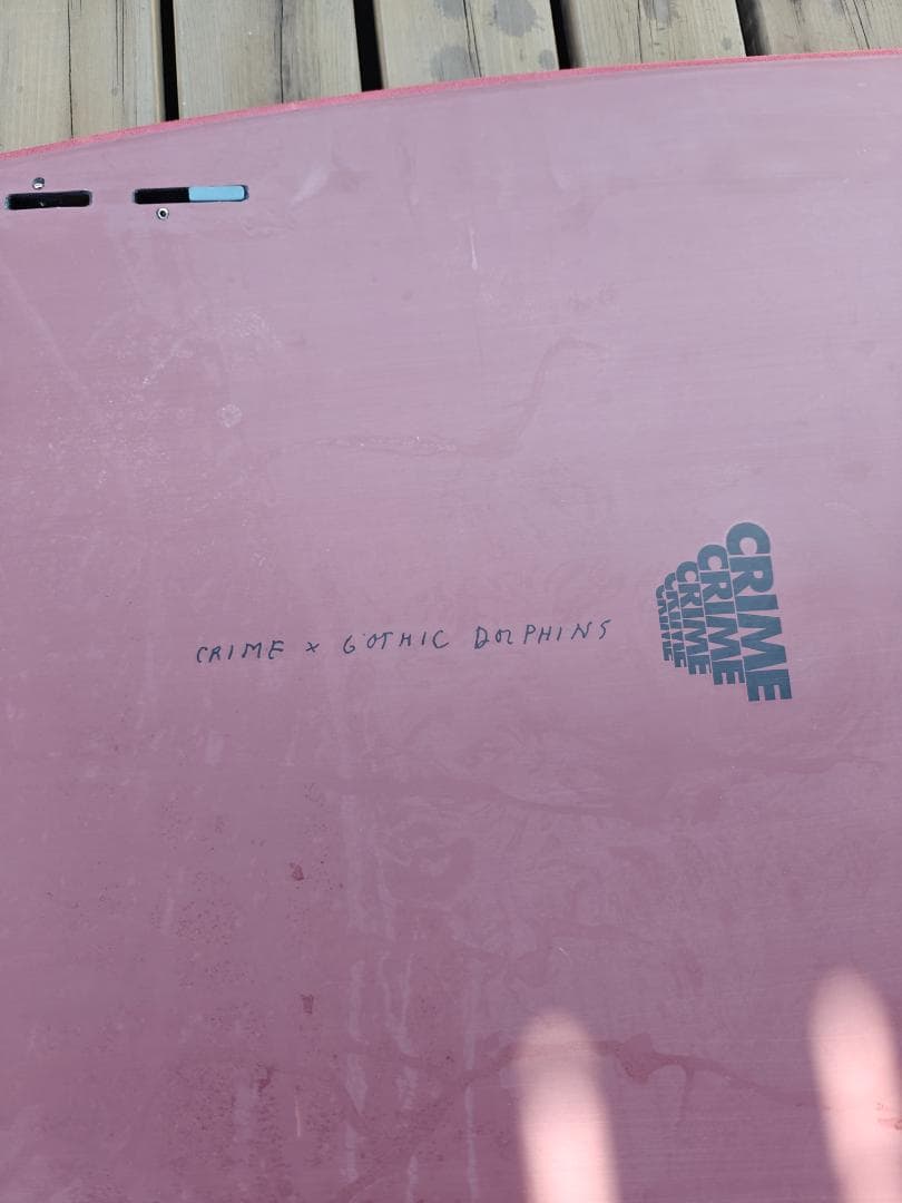 サーフボード CRIME GOTHIC DOLPHINS ( フィン付き)