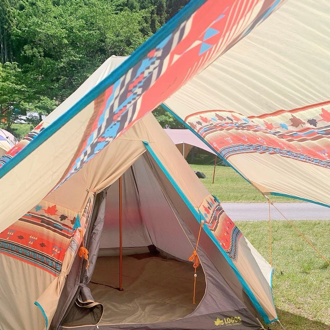 LOGOS ナバホ Tepee 300マット＆シート．ヘキサタープセット