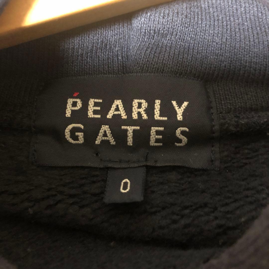 美品PEARLY GATES キャンプフーディ　パーカー　ネイビー　レディース0
