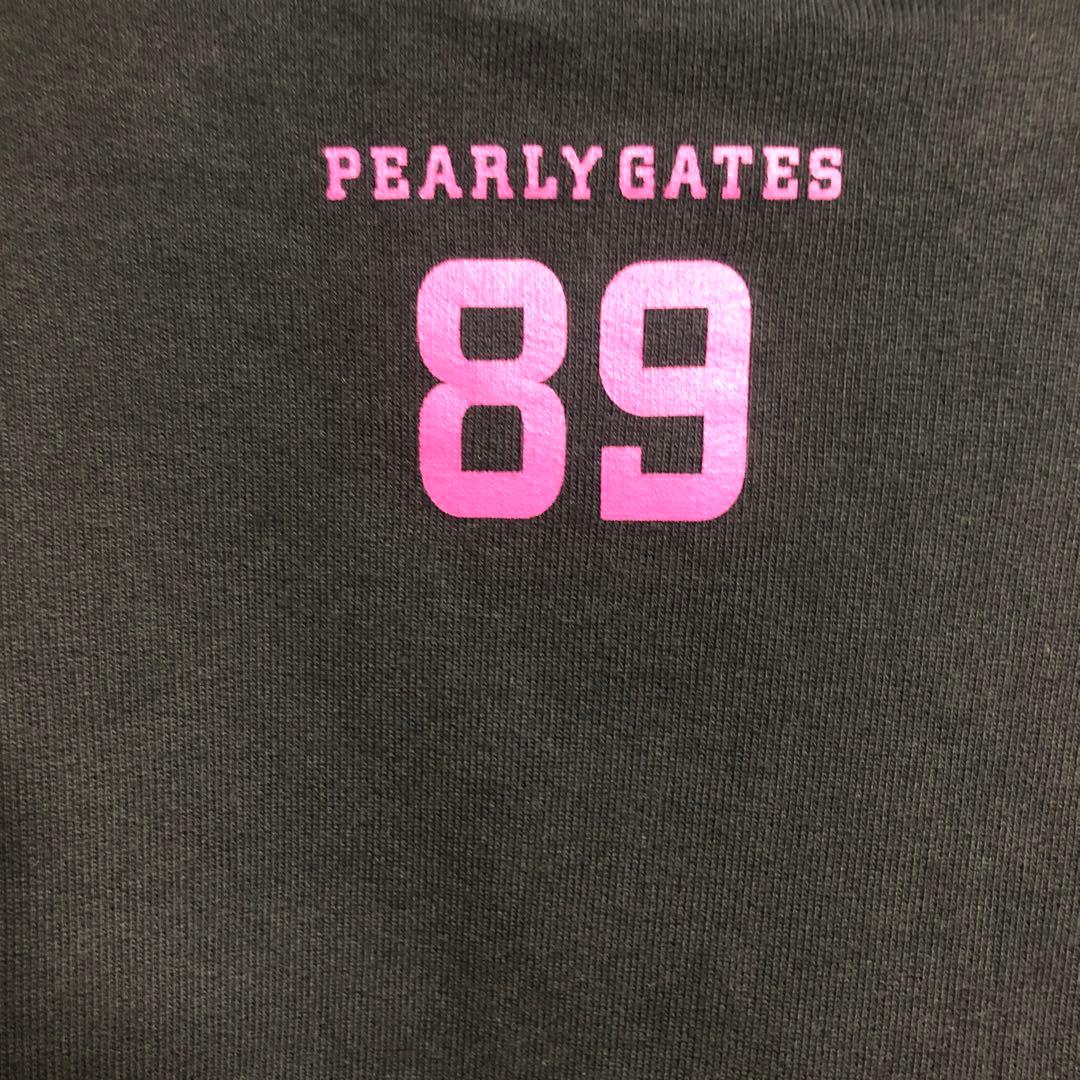 美品PEARLY GATES キャンプフーディ　パーカー　ネイビー　レディース0