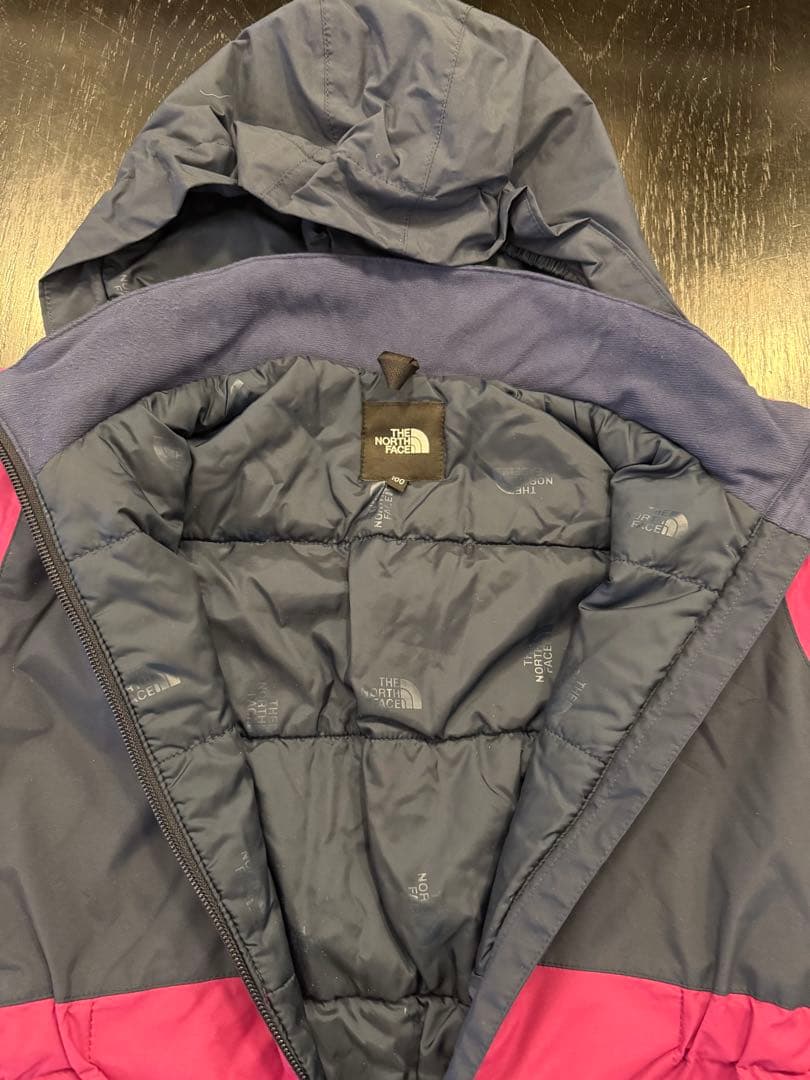 ★スキーウェア ピンク/ネイビー THE NORTH FACE サイズ100★
