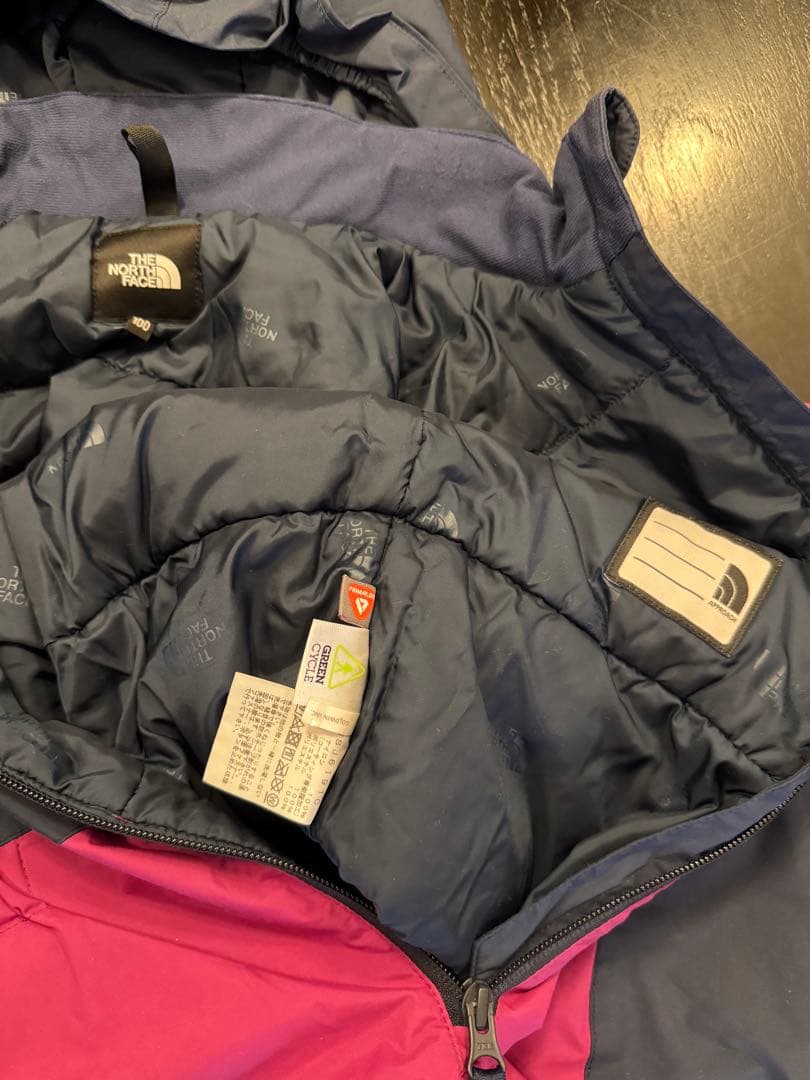 ★スキーウェア ピンク/ネイビー THE NORTH FACE サイズ100★