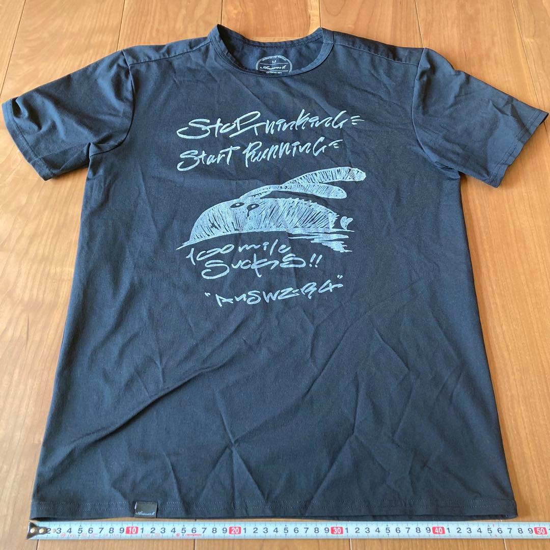 【超人気】Answer4 M 黒 Tシャツ トレラン アンサー4 100マイル