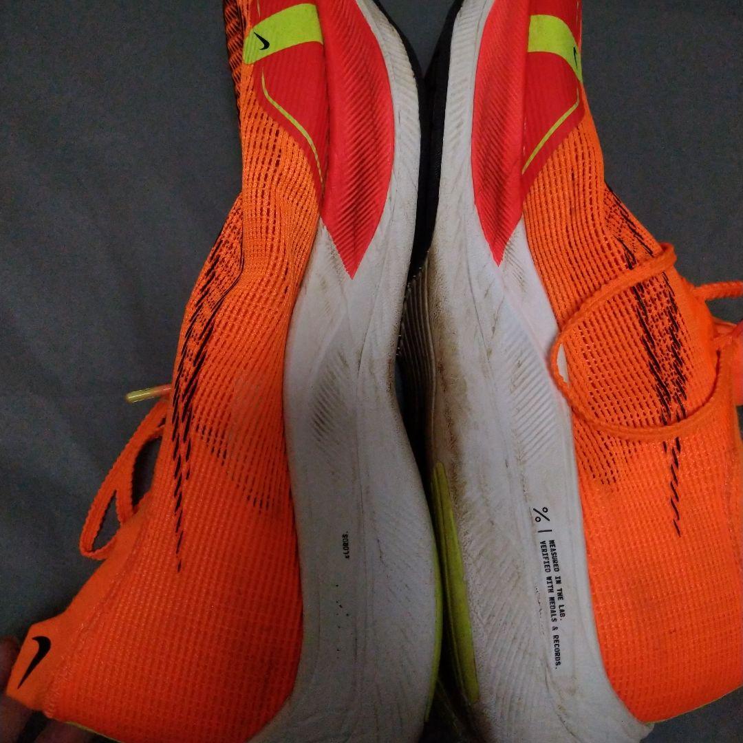 お値下げ☆NIKE VAPORFLY シューズ オレンジ/レッド　27.0