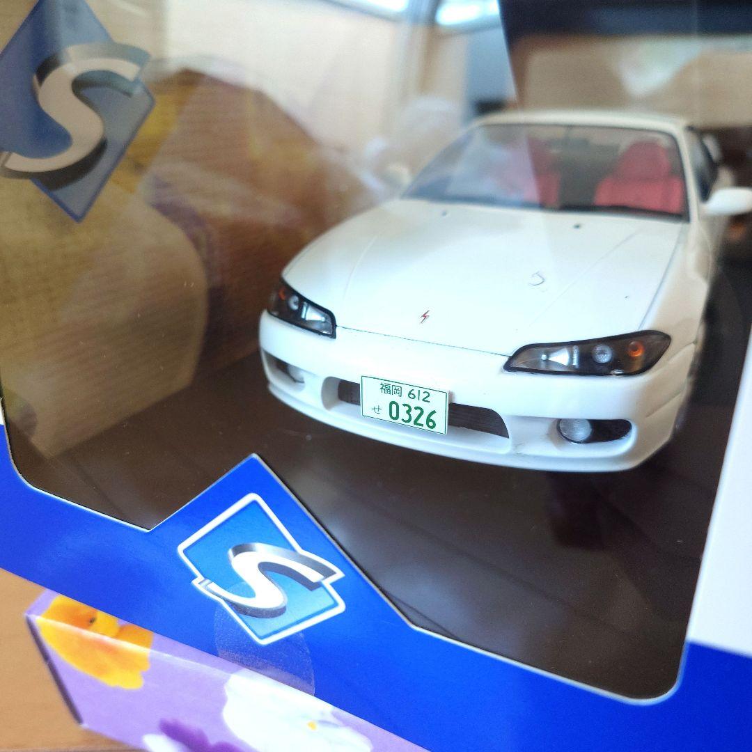 ソリド 1/18 S15 シルビア ホワイト ミニカー　注意点あり