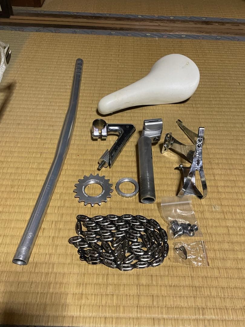 PELOTONピスト・シングルスピードフレーム&パーツ