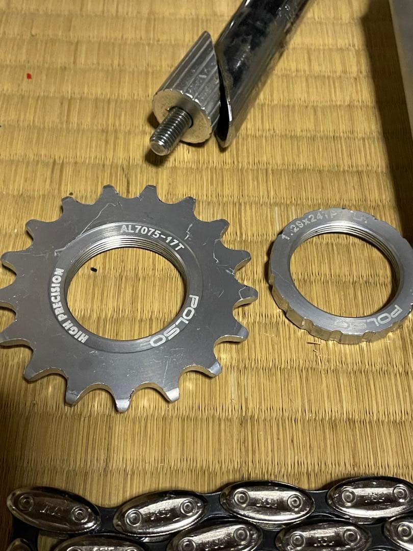 PELOTONピスト・シングルスピードフレーム&パーツ